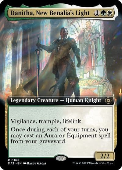 Danitha New Benalias Light Extended Art March of the Machine: The Aftermath Magic card