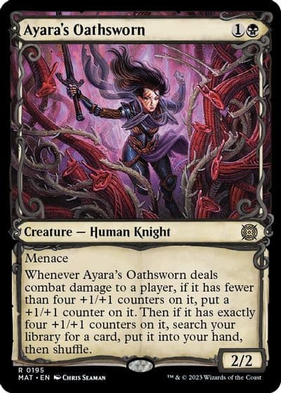 Ayaras Oathsworn Halo Foil March of the Machine: The Aftermath Magic card