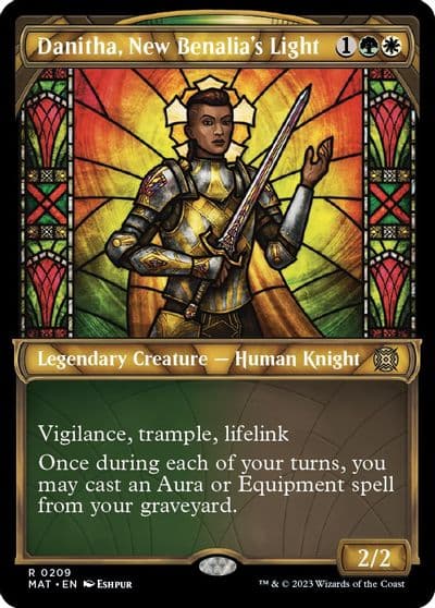 Danitha New Benalias Light Halo Foil March of the Machine: The Aftermath Magic card