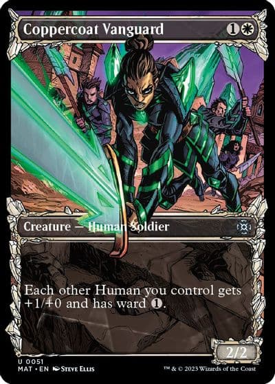 Coppercoat Vanguard Showcase March of the Machine: The Aftermath Magic card