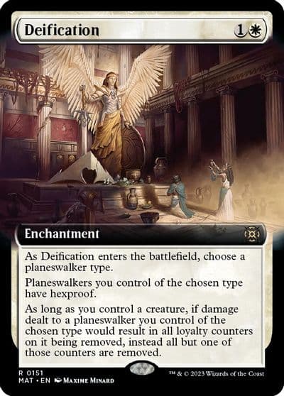 Deification Extended Art March of the Machine: The Aftermath Magic card