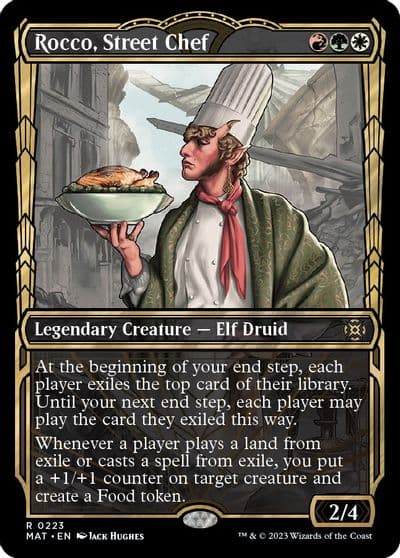 Rocco Street Chef Halo Foil March of the Machine: The Aftermath Magic card