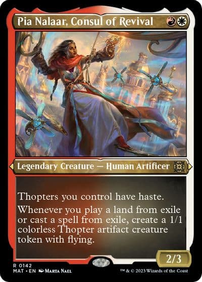 Pia Nalaar Consul of Revival Foil Etched March of the Machine: The Aftermath Magic card
