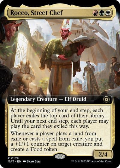 Rocco Street Chef Extended Art March of the Machine: The Aftermath Magic card