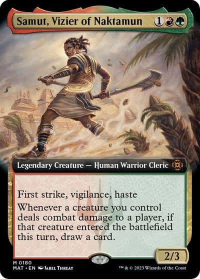 Samut Vizier of Naktamun Extended Art March of the Machine: The Aftermath Magic card