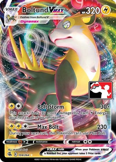 Boltund VMAX Prize Pack Series Cards Pokemon card
