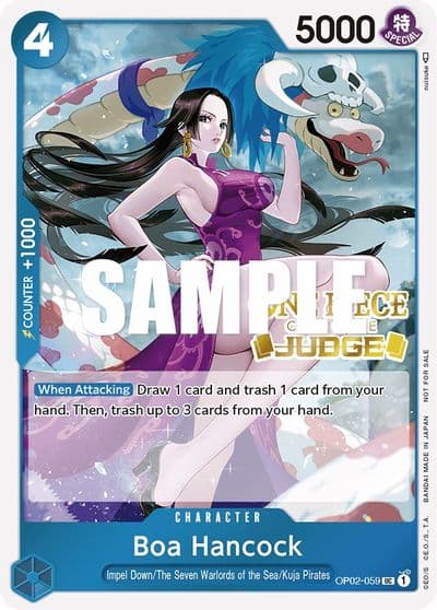 Boa Hancock Judge One Piece Promotion Cards One Piece card