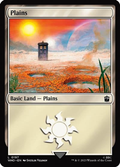 Plains 0197 Universes Beyond: Doctor Who Magic card