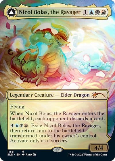 Nicol Bolas the Ravager Secret Lair Drop Series Magic card