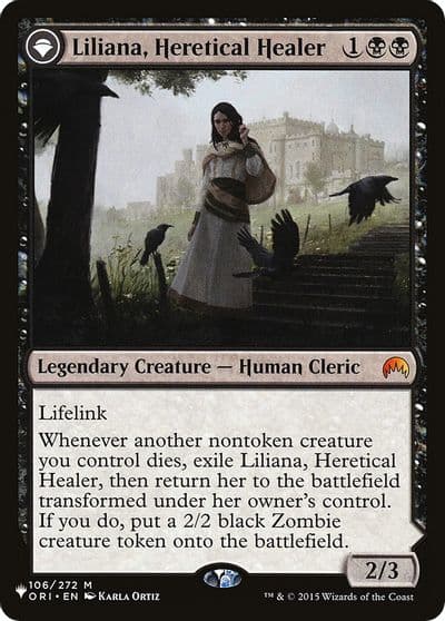 Liliana Heretical Healer The List Reprints Magic card