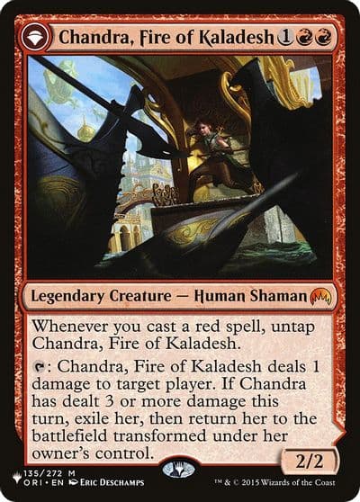 Chandra Fire of Kaladesh The List Reprints Magic card
