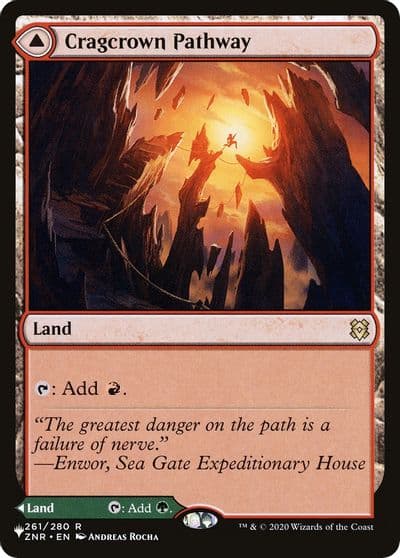 Cragcrown Pathway The List Reprints Magic card