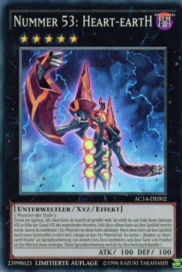 Number 53 Heart eartH German Nummer 53 Heart eartH Advent Calendar 2014 (Adventskalender ZEXAL-Edition) Yu-Gi-Oh! card