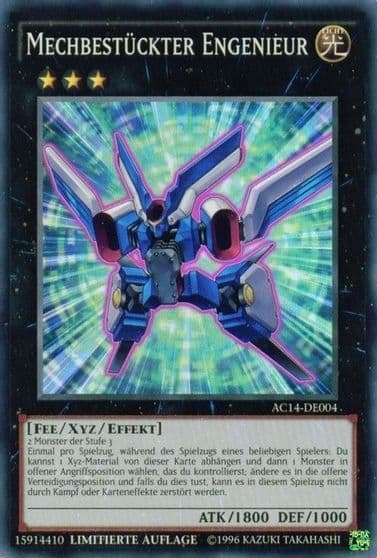 Mechquipped Angineer German Mechbestuckter Engenieur Advent Calendar 2014 (Adventskalender ZEXAL-Edition) Yu-Gi-Oh! card