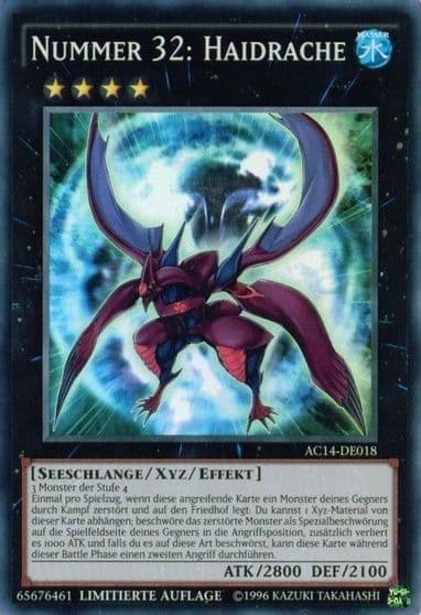 Number 32 Shark Drake German Nummer 32 Haidrache Advent Calendar 2014 (Adventskalender ZEXAL-Edition) Yu-Gi-Oh! card