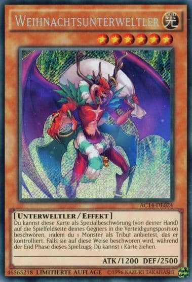 Santa Claws German Weihnachtsunterweltler Advent Calendar 2014 (Adventskalender ZEXAL-Edition) Yu-Gi-Oh! card