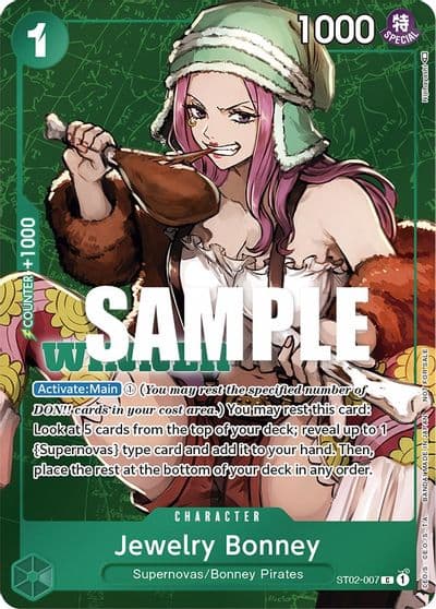 Jewelry Bonney Tournament Pack Vol 3 Winner One Piece Promotion Cards One Piece card