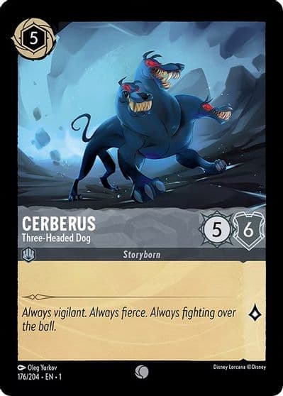 Cerberus Three Headed Dog The First Chapter Lorcana card