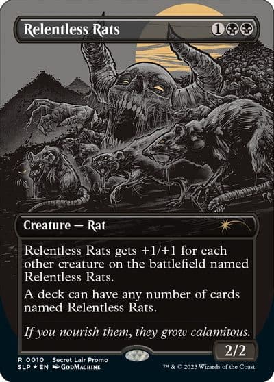 Relentless Rats 0010 Secret Lair Showdown Magic card