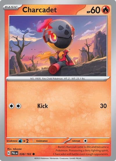 Charcadet SV02: Paldea Evolved Pokemon card