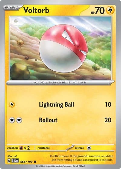Voltorb SV02: Paldea Evolved Pokemon card