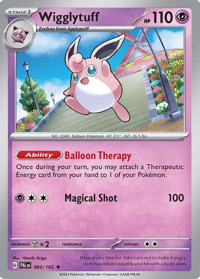 Wigglytuff SV02: Paldea Evolved Pokemon card