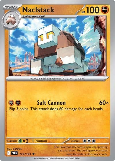 Naclstack SV02: Paldea Evolved Pokemon card