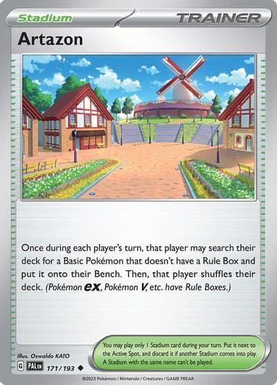 Artazon SV02: Paldea Evolved Pokemon card