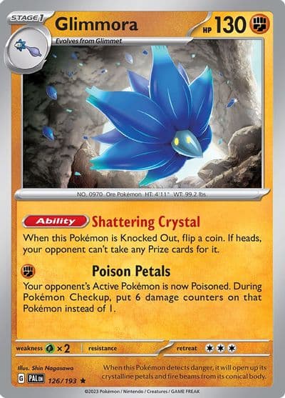 Glimmora SV02: Paldea Evolved Pokemon card