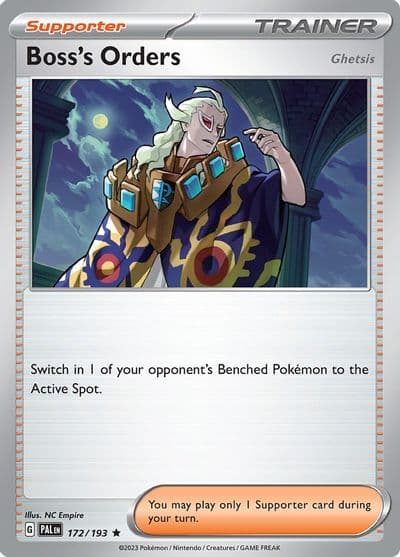 Boss's Orders SV02: Paldea Evolved Pokemon card