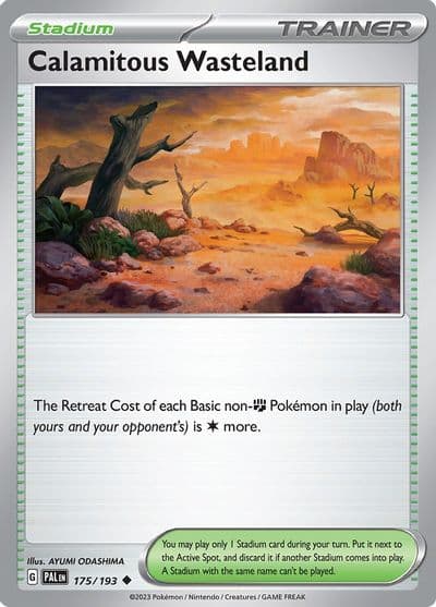 Calamitous Wasteland SV02: Paldea Evolved Pokemon card