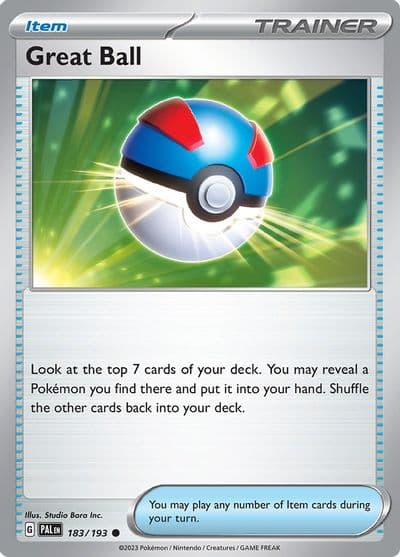 Great Ball SV02: Paldea Evolved Pokemon card