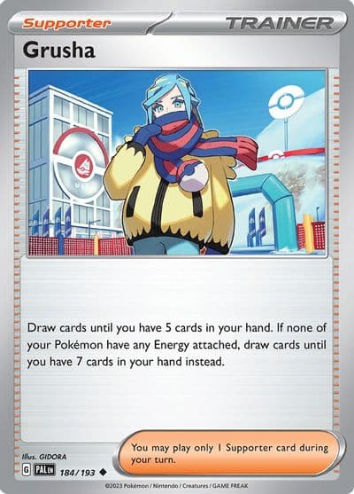 Grusha SV02: Paldea Evolved Pokemon card