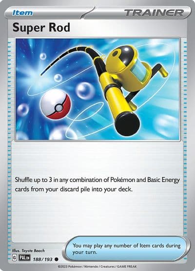 Super Rod SV02: Paldea Evolved Pokemon card