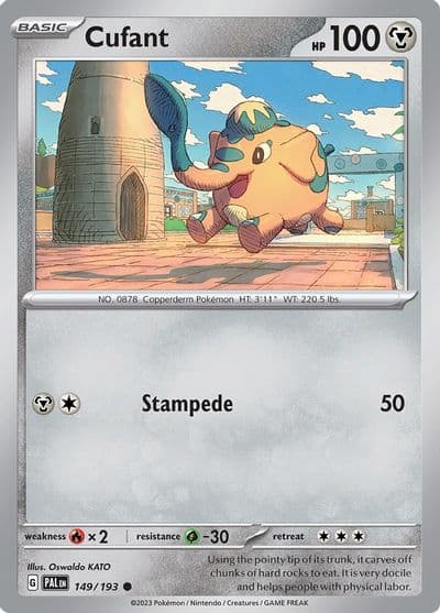 Cufant SV02: Paldea Evolved Pokemon card