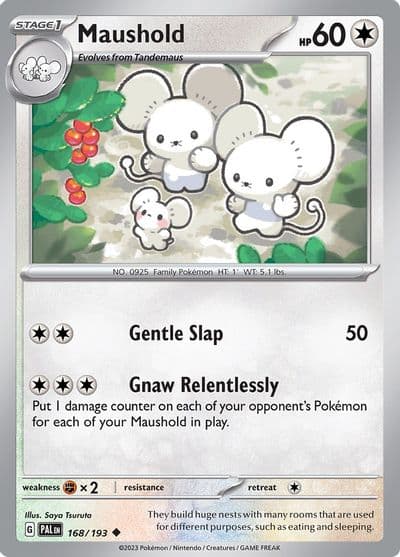 Maushold SV02: Paldea Evolved Pokemon card