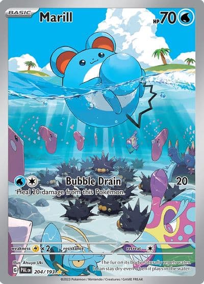 Marill SV02: Paldea Evolved Pokemon card