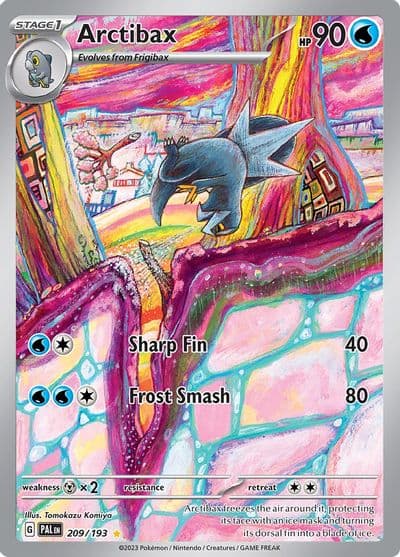 Arctibax SV02: Paldea Evolved Pokemon card