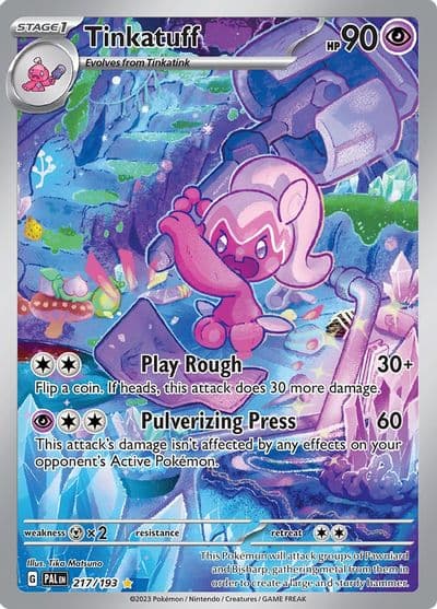 Tinkatuff SV02: Paldea Evolved Pokemon card