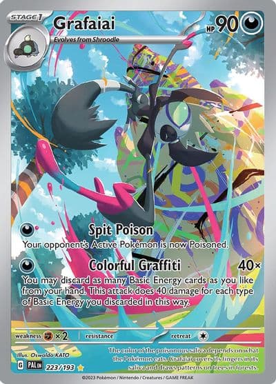 Grafaiai SV02: Paldea Evolved Pokemon card
