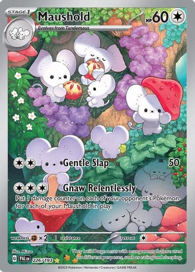 Maushold SV02: Paldea Evolved Pokemon card