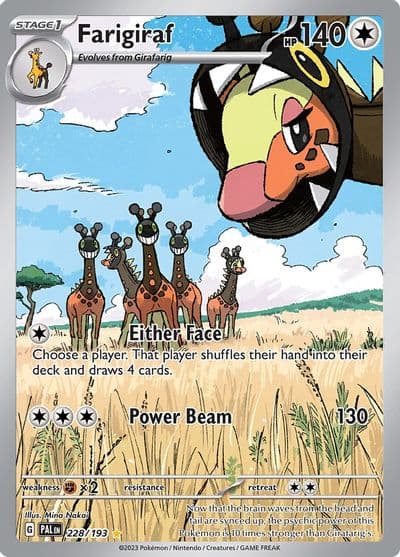 Farigiraf SV02: Paldea Evolved Pokemon card