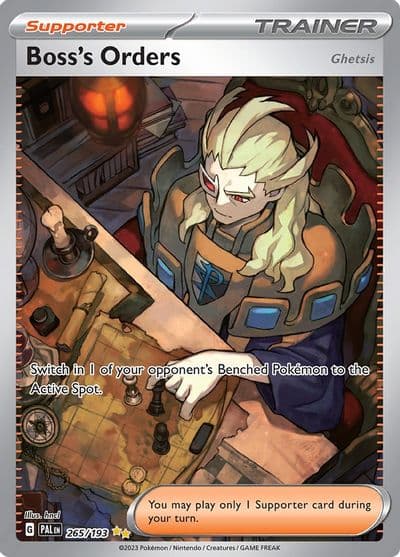 Boss's Orders SV02: Paldea Evolved Pokemon card