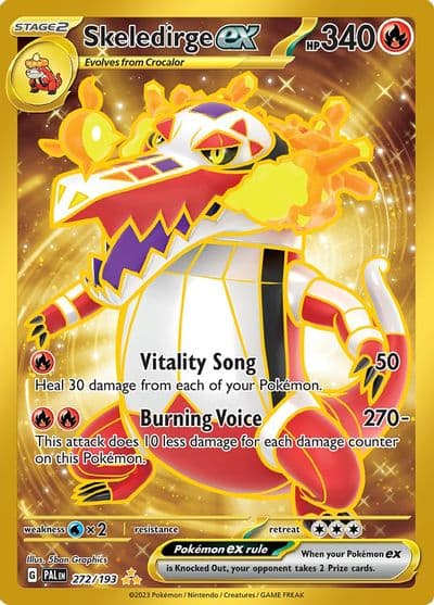 Skeledirge ex SV02: Paldea Evolved Pokemon card