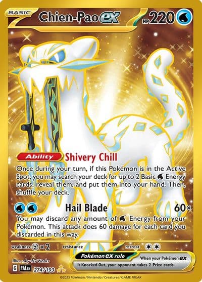 Chien-Pao ex SV02: Paldea Evolved Pokemon card