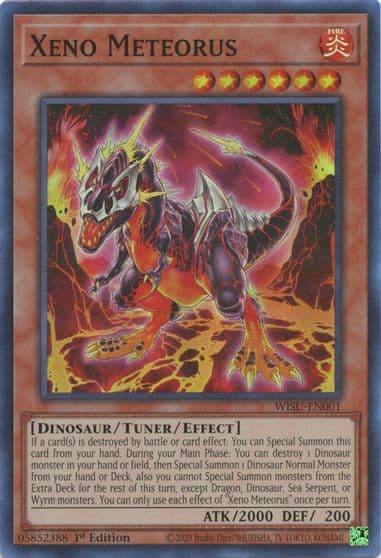 Xeno Meteorus Wild Survivors Yu-Gi-Oh! card