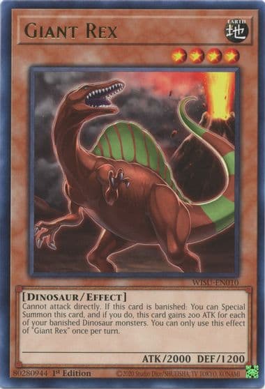 Giant Rex Wild Survivors Yu-Gi-Oh! card