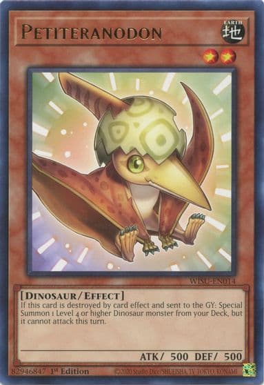 Petiteranodon Wild Survivors Yu-Gi-Oh! card