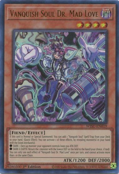 Vanquish Soul Dr Mad Love Wild Survivors Yu-Gi-Oh! card