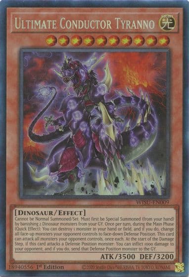 Ultimate Conductor Tyranno CR Wild Survivors Yu-Gi-Oh! card